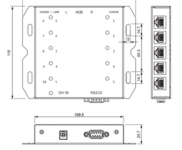 Хаб Qbic AC-210.ex